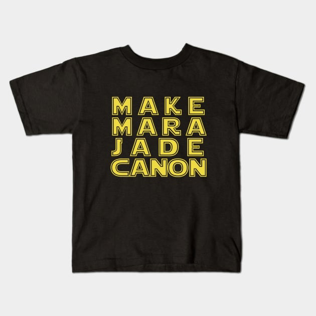 Make Mara Jade Canon Kids T-Shirt by C E Richards